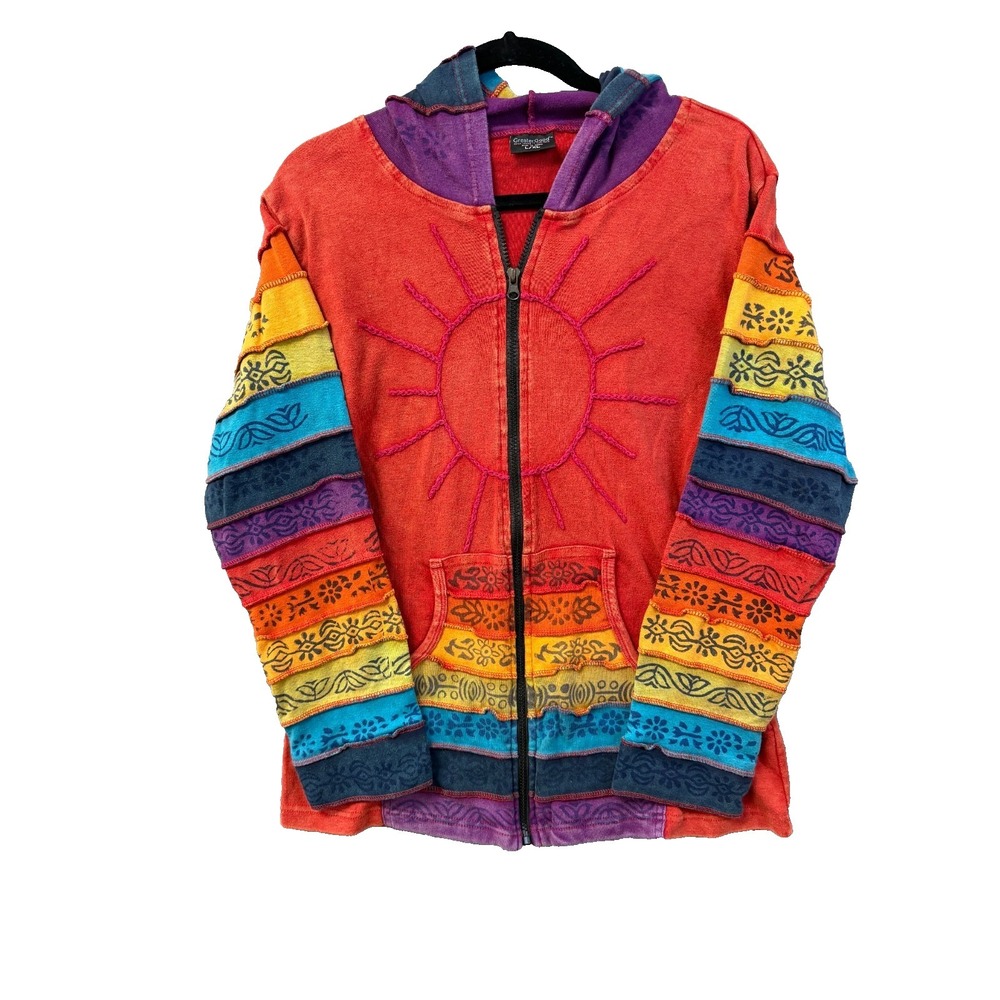 Greater Good Network Sunshine Daydream Hooded Zip-Up Jacket Size L/XL